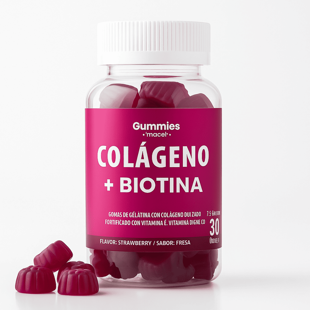 Colágeno Con Biotina En Gomitas | Para 30 días