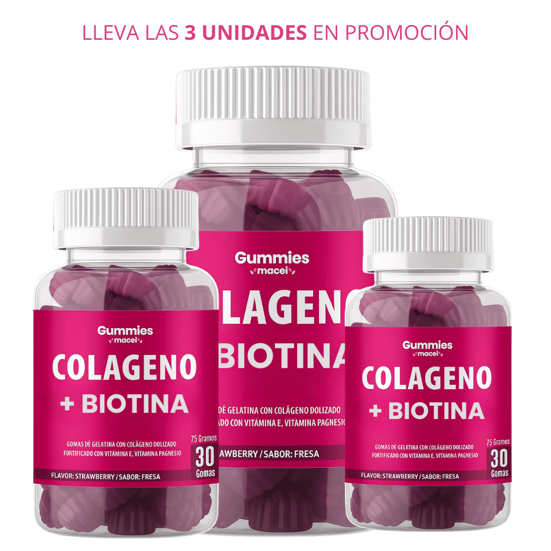 Colágeno Con Biotina En Gomitas | Para 30 días