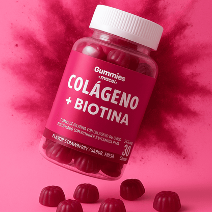 Colágeno Con Biotina En Gomitas | Para 30 días